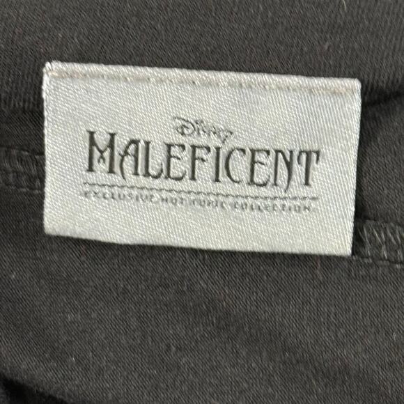 Maleficent Black Corset Dramatic Sleeve Dress Disney Bound Cosplay Goth Witchy L - Picture 5 of 8